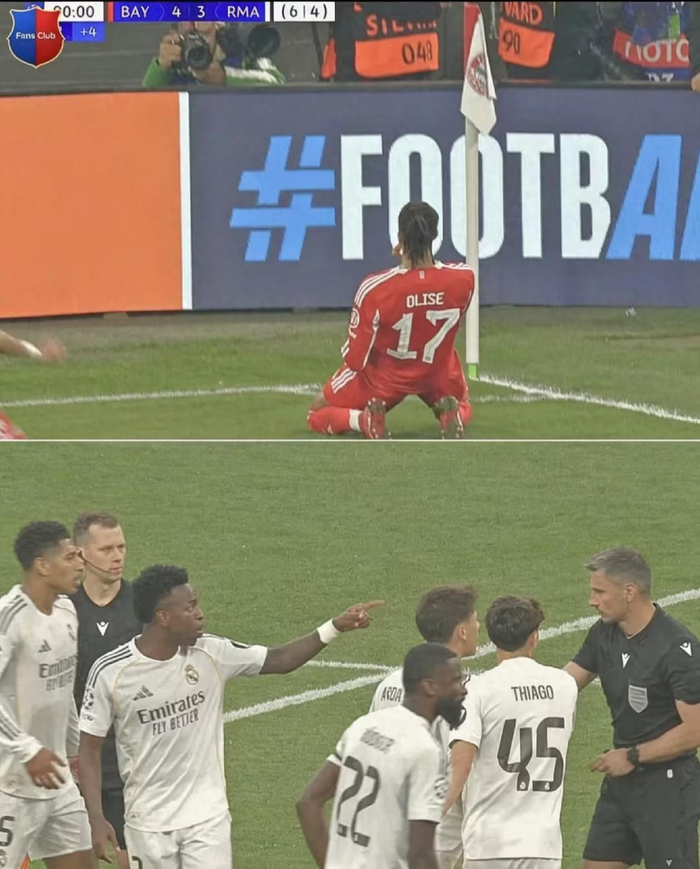 皇马球员赛后围攻裁判 卡马文加误判红牌引爆争